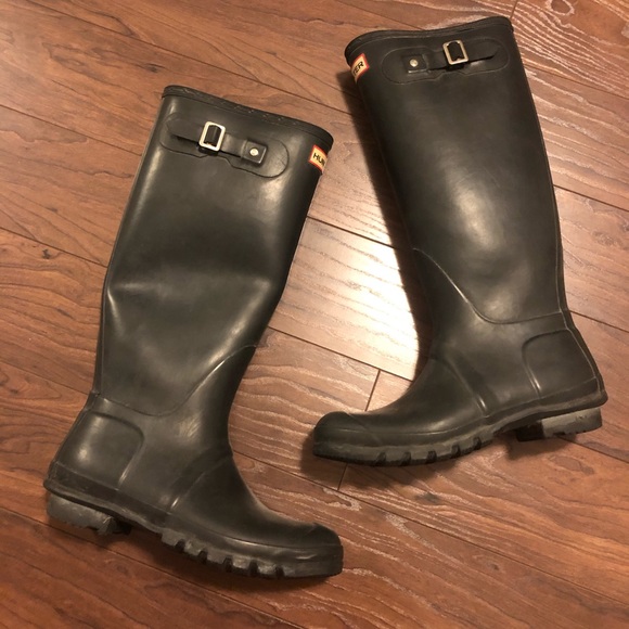 Hunter Shoes - Hunter Tall Insulated Wide Leg Rain Boots